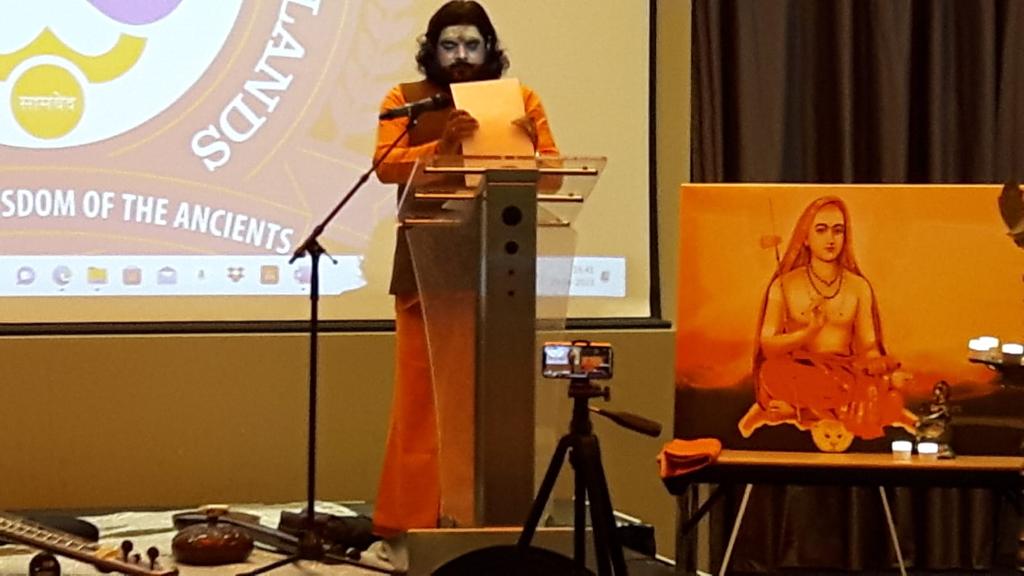 Maharshi Keshvananda on Adi Shankaracharya Jayanti 2024 Netherlands