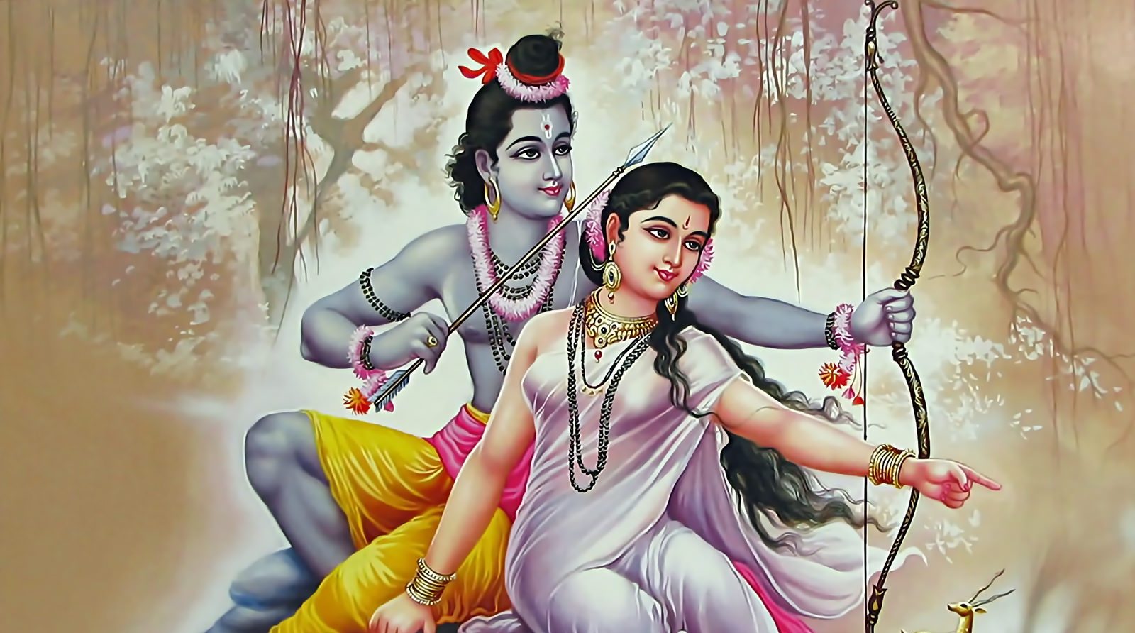 Lord Ram and Devi Sita: The Ideal Couple in the Ramayana World's ideal couple